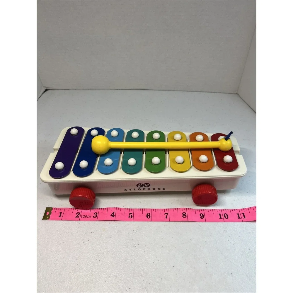 Fisher-Price Xylophone Pull Along Musical Classic Toy 2009 Mattel 11